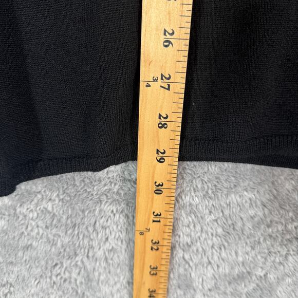 Emilio Pucci Black Virgin Wool Pullover Top Size 12 - Picture 11 of 11